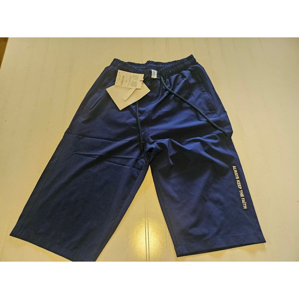 Marina Men's Blue Swim Trunks Board Shorts Size Small NWT Drawstring